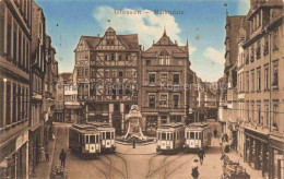 Delcampe - GIEssEN  Lahn Marktplatz Strassenbahn - Giessen