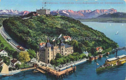 Delcampe - Starnbergersee Starnberg Bayern Drahtseilbahn Leoni-Rottmannshoehe Mit Gebirgspa - Starnberg