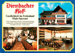 Delcampe - Wernfeld Dirmbacher Hof Gastraeume Theke - Gemünden