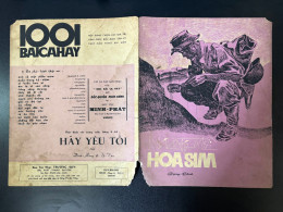 Delcampe - VIET NAM SAIGON Old Sheet Music From Before 1975 - Sheet Music Titl-hoa Sim-1PCS Sheet - Chansonniers