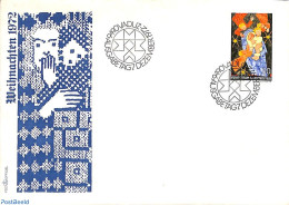 Delcampe - Liechtenstein 1972 Christmas 1v, First Day Cover, Religion - Angels - Christmas - Lettres & Documents