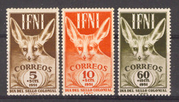 Delcampe - Ifni 1951 - Dia Del Sello Ed 76-78 (offer26) - Sahara Espagnol