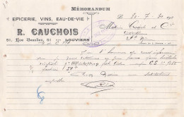 Delcampe - 27 LOUVIERS Epicier CAUCHOIS 1920 Epicerie - 1900 – 1949