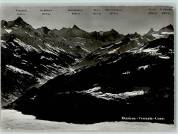 Delcampe - 3963 Montana - Alpenpanorama Winter - 10160078 - Crans-Montana