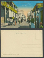 Delcampe - Egypt Old Colour Postcard Suez, Colmar Street Scene, Horses Horse Cart, Carriage - Andere & Zonder Classificatie