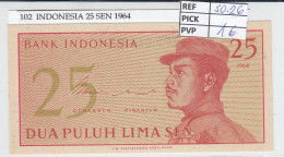 Delcampe - CRJ0102 BILLETE INDONESIA 25 SEN 1964 P-93r - Indonésie