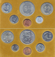 Delcampe - Singapore Coin Set Coins 1977 Uncirculated, The Year Of The Snaked, Board Of Commissioners Of Currency, Cpc - Singapur