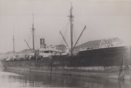 Delcampe - SS Ferdinand De Lesseps Cargo Ship 1875 Postcard Size Real Photo #SDD790 - Dampfer