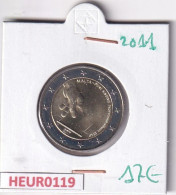 Delcampe - HEUR0119 MONEDA MALTA 2 EUROS 2011 - Malte