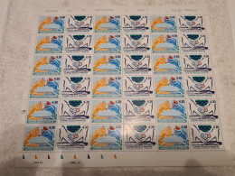 Delcampe - Feuille Complète 2882 & 2883**  - 1994 - 18 Dyptiques 36 Timbres Tunnel Sous La Manche - Rare - Feuilles Complètes