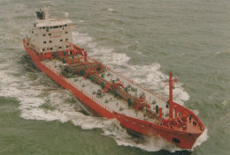 Delcampe - Dutch Mate Chemical Tanker 1998 Postcard Size Real Photo #SDK602 - Tanker