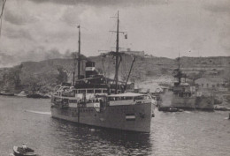 Delcampe - Libertador Cargo Ship 1929 Postcard Size Real Photo #SDM486 - Comercio