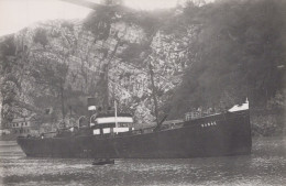 Delcampe - DANAE Cargo Ship 1894 Postcard Size Real Photo #SDM474 - Comercio