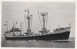 Delcampe - EOS Cargo Ship Postcard Size Real Photo #SDM491 - Comercio
