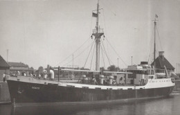 Delcampe - DRACO Cargo Ship Postcard Size Real Photo #SDM484 - Comercio