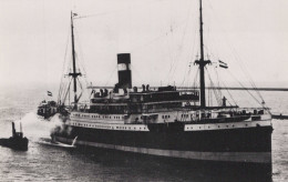 Delcampe - SS Johan Van Oldenbarnevelt Passenger Ship Postcard Size Real Photo #SDM476 - Dampfer