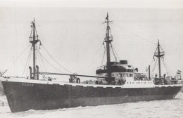 Delcampe - DOROS Cargo Ship Postcard Size Real Photo #SDM480 - Comercio