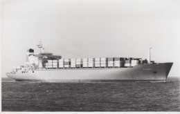 Delcampe - WELLANDIA Container Ship Postcard Size Real Photo #SDM431 - Comercio