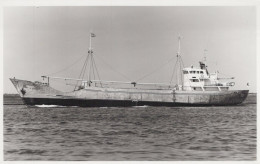 Delcampe - BREEVELD Cargo Ship Postcard Size Real Photo #SDM404 - Comercio
