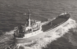 Delcampe - FRANCINAPLEIN Cargo Ship Rotterdam Postcard Size Real Photo #SDM406 - Comercio