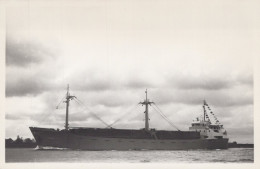 Delcampe - HAAKS Cargo Ship 1965 Postcard Size Real Photo #SDM394 - Comercio