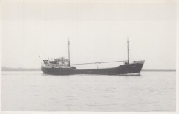 Delcampe - TILLY Cargo Ship 1954 Postcard Size Real Photo #SDM387 - Comercio
