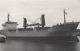 Delcampe - JAN TAVENIER Cargo Ship Postcard Size Real Photo #SDM389 - Comercio