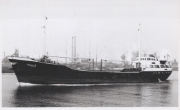 Delcampe - TILLY Cargo Ship Postcard Size Real Photo #SDM386 - Comercio