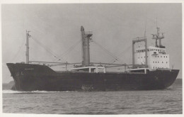 Delcampe - ALAMAK Cargo Ship Postcard Size Real Photo #SDM383 - Comercio