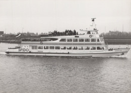 Delcampe - PRINSEPLAAT Spido Passenger Ship Postcard Size Real Photo #SDM379 - Dampfer