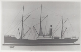Delcampe - HECLA Steamship 1871 Postcard Size Real Photo #SDM350 - Dampfer