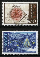 Delcampe - D1-6 Norway 1994, NK 1203-04  MNH, Tromsø 200 Years, MI 1155-56, SC #1062-63. - Ungebraucht