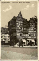 Delcampe - Halberstadt, Holzmarkt, Haus Mit Stelzfuss - Halberstadt
