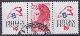 Delcampe - @ Frankreich 1985 Mi. Nr. 2510 YA Zf O/used (A6/58) - Gebraucht