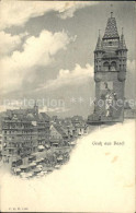 Delcampe - Basel BS Rathausturm Marktplatz - Sonstige & Ohne Zuordnung