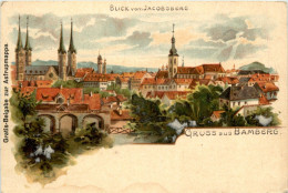 Delcampe - Gruss Aus Bamberg - Litho - Bamberg