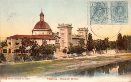 Delcampe - L142 Spain 1921 Valencia Military Hospital Vintage Postcard - Welt