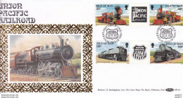 Delcampe - Man FDC 1992 Union Pacific Railroad Limited Edition Nr 359 - Trains