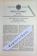 Delcampe - Original Patent - Gebr. Forstreuter , Oschersleben | 1892 | Turbinen - Gegenstrom - Kondensator | Turbine Dampfmaschine - Documenti Storici