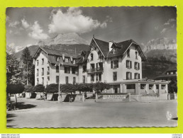 Delcampe - 74 SALLANCHES N°1 Alt 580m L'Hôtel Beau Séjour Bar Restaurant Le Relais De Megève Fontaine VOIR DOS - Sallanches