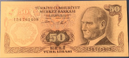 Delcampe - TURKEY – 50 LIRA – 1983 – P-188 – SERIES I54 – XF – ATATÜRK - Turquie
