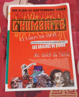 Delcampe - Dépliant Expo Arts Fête De L'Humanité 2004, Très Rare, 30x40cm - Programma's