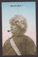 Delcampe - GERMANY, Vintage Postcard, Russische Typen 1, Uniform, WWI, Unposted - Uniformen