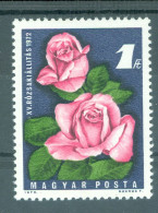 Delcampe - 1972 Roses,flowers,National Rose Exhibition, Hungary,Mi.2768,MNH - Rosas
