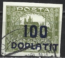 Delcampe - Czechoslovakia 1922. Scott #J18 (U) Hradcany At Prague - Portomarken