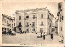 Delcampe - Du1030 Cartolina Manoppello Piazza Garibaldi Provincia Di Pescara Bella! - Pescara