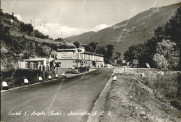 Delcampe - Eb354 Cartolina Castel S.angelo Autostello Provincia Di Rieti - Rieti