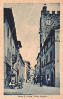 Delcampe - Eb130 Cartolina Monte S.savino Corso Sangallo Provincia Di Arezzo - Arezzo