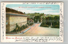 Delcampe - Ansbach Mittelfranken Schloss Platendenkmal - Ansbach