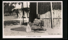 Delcampe - CPA Bulawayo, A Native Basket Maker - Ohne Zuordnung